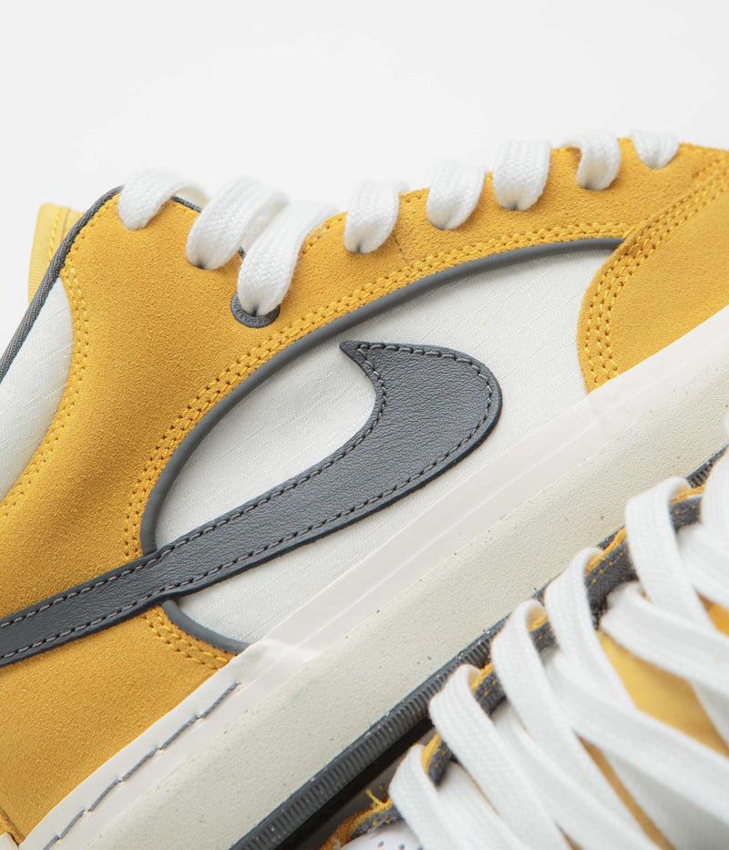 Nike SB React Leo Shoes in University Gold and Dark Grey