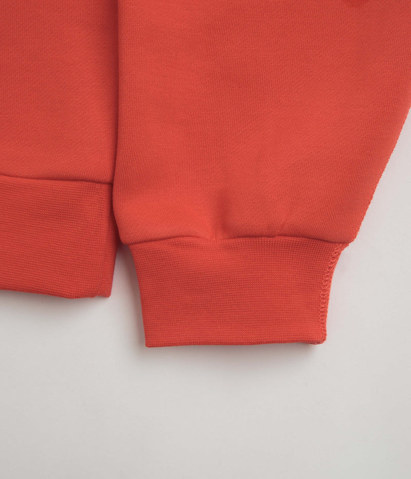 Nike SB Sleeve Graphic Hoodie in Light Crimson and White