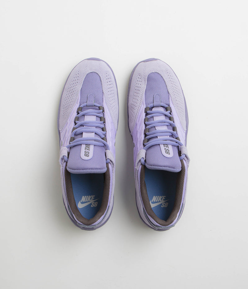 Nike SB Vertebrae Shoes in Hydrangeas and Medium Ash and Dusty Amethyst