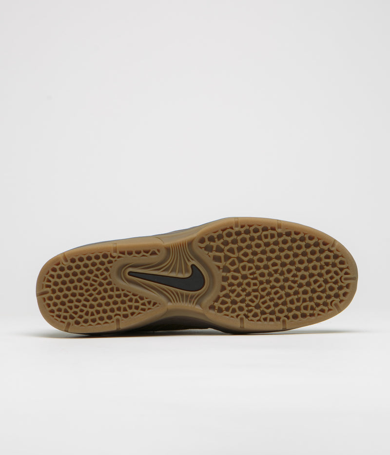 Nike SB Vertebrae Shoes in Olive Flak and Black and Baroque Brown
