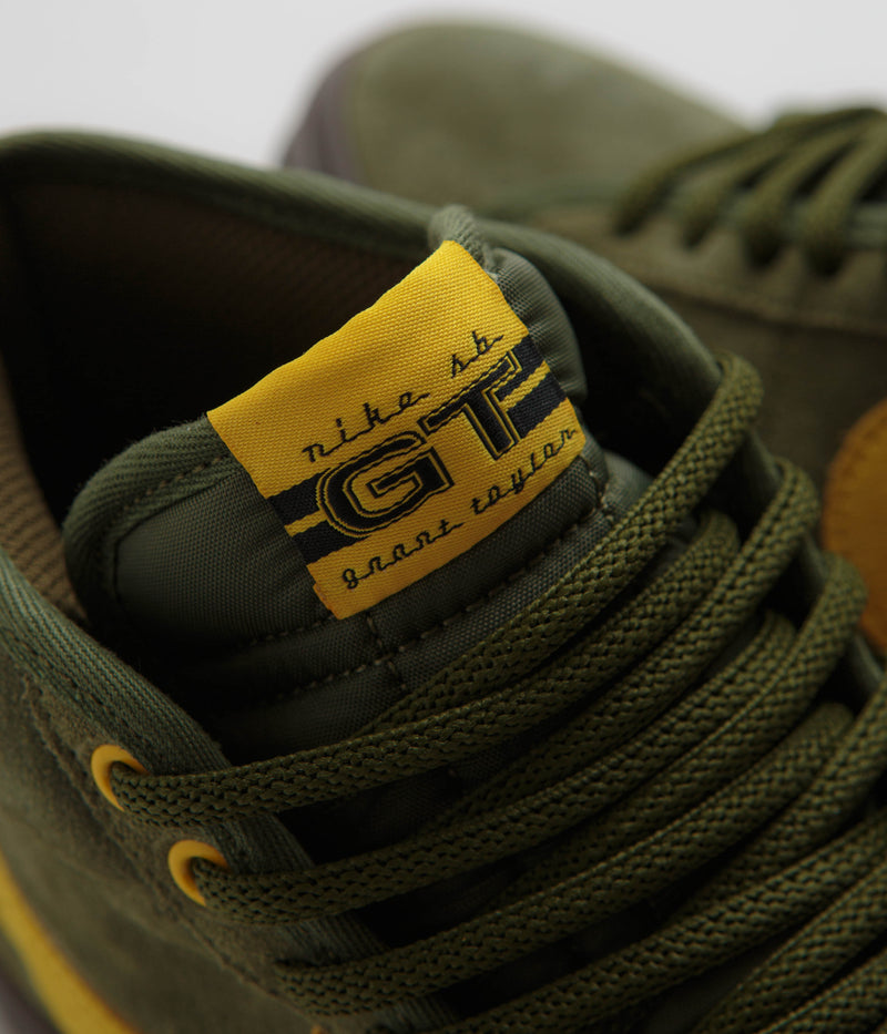 Nike SB x Antihero Blazer Mid Shoes in Rough Green and Amarillo and Rough Green