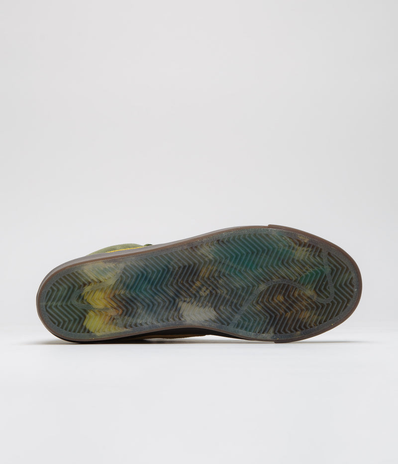 Nike SB x Antihero Blazer Mid Shoes in Rough Green and Amarillo and Rough Green