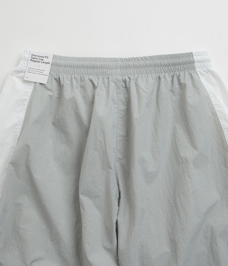 Nike Woven Track Pants in Light Smoke Grey and White / Black / White