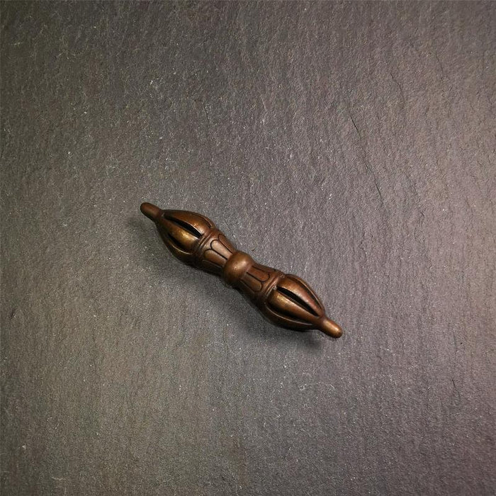 Nine-pronged Vajra 2.56" - Tibetan Buddhist vajra, view 4