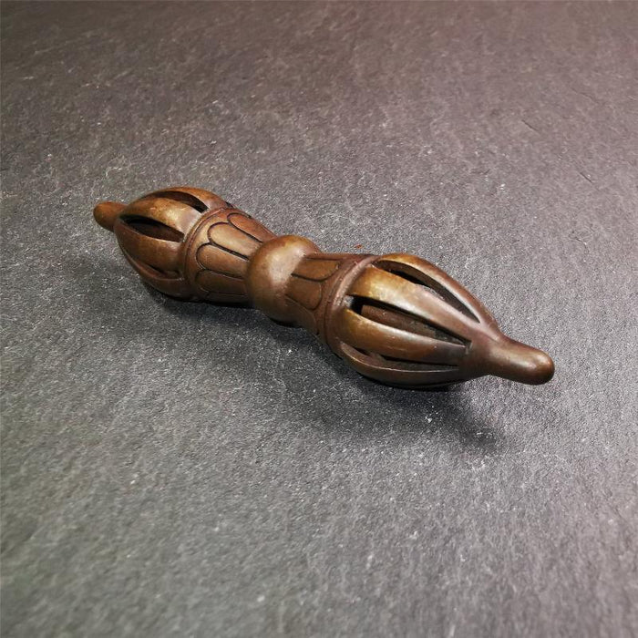 Nine-pronged Vajra 2.56" - Tibetan Buddhist vajra, view 6
