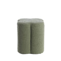pouf boucle dark green
