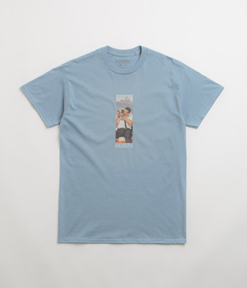 North Ali Super 8mm T-Shirt in Slate Blue