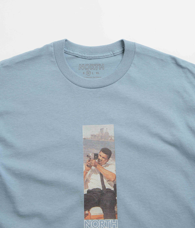 North Ali Super 8mm T-Shirt in Slate Blue