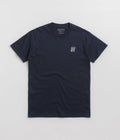 North N Logo T-Shirt in Navy and White