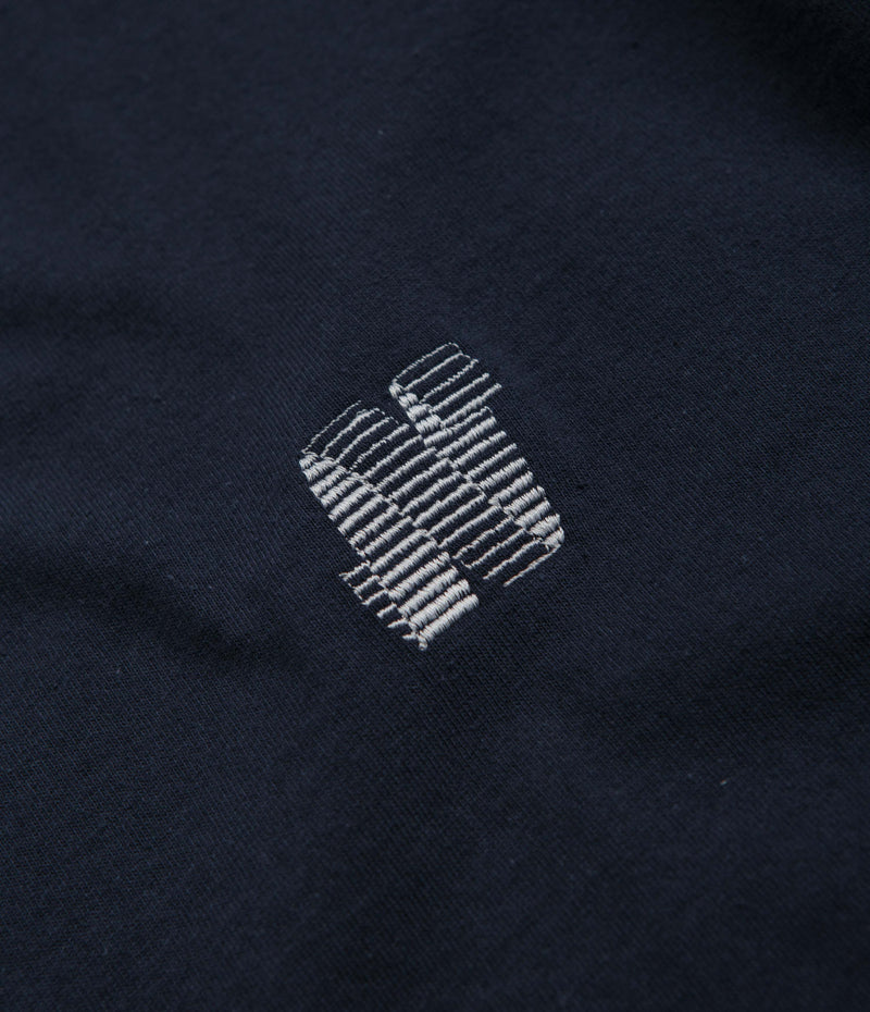 North N Logo T-Shirt in Navy and White