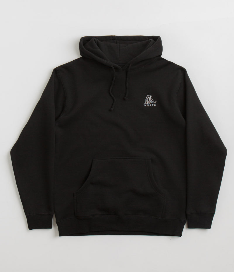 North Zodiac Logo Hoodie in Black and White