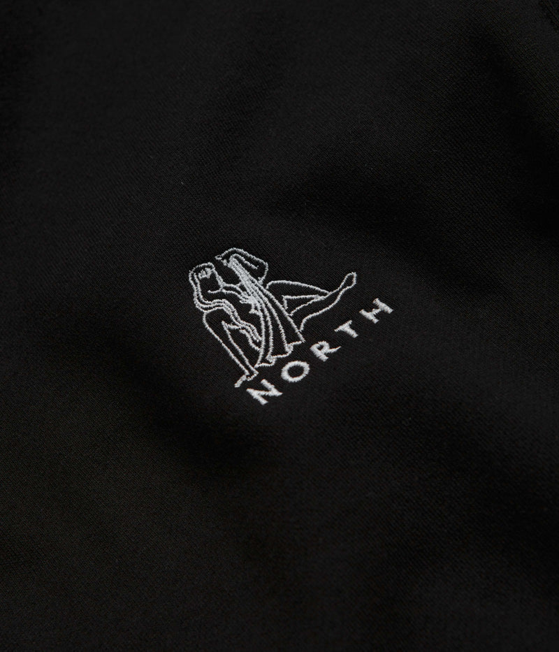 North Zodiac Logo Hoodie in Black and White