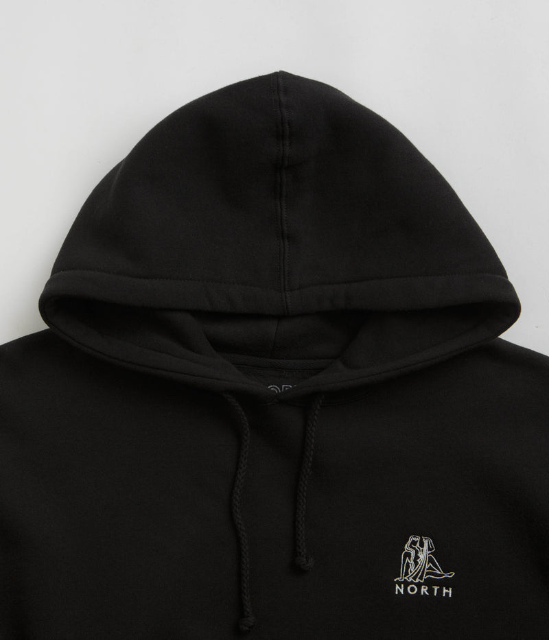 North Zodiac Logo Hoodie in Black and White