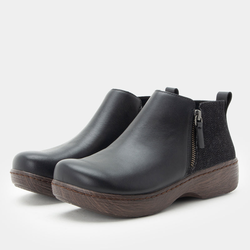 Oaklee Black Denim Boot
