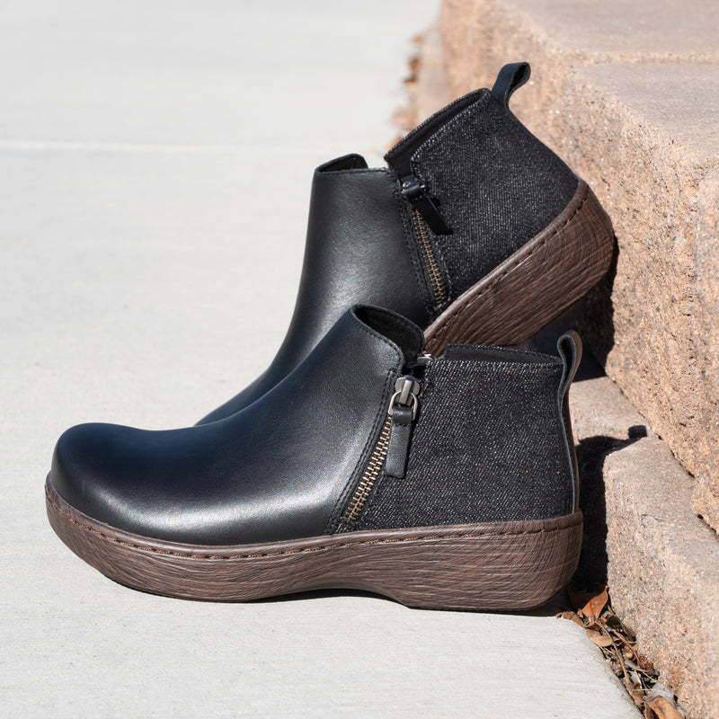 Oaklee Black Denim Boot