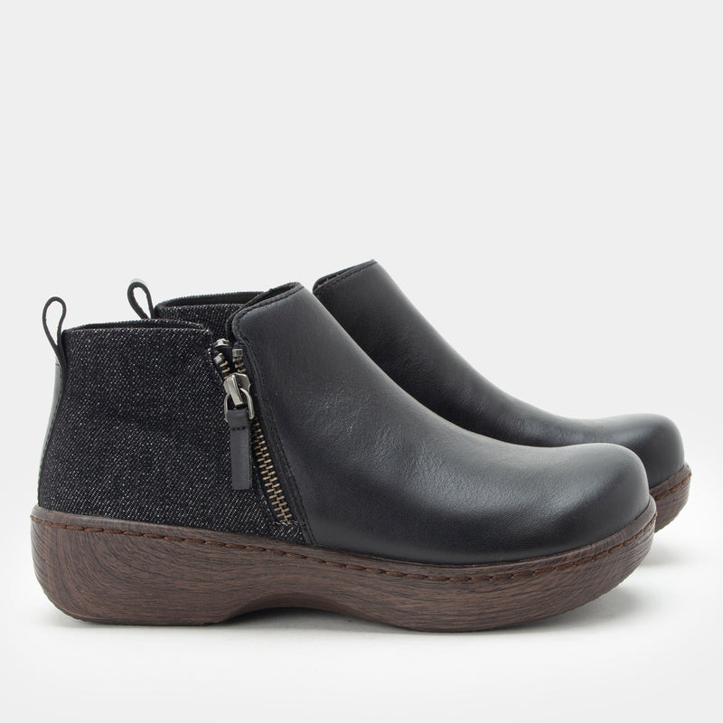 Oaklee Black Denim Boot