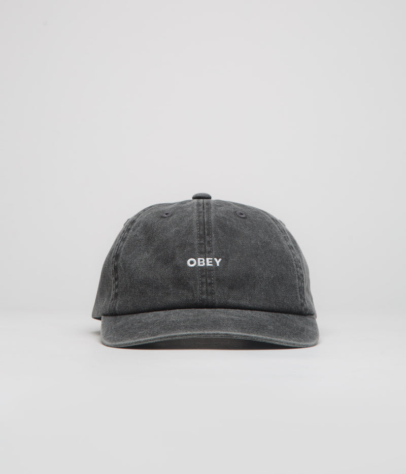 Obey Bold Cap in Pigment Black