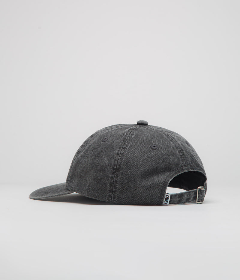 Obey Bold Cap in Pigment Black