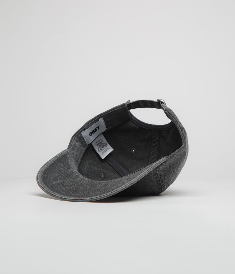Obey Bold Cap in Pigment Black