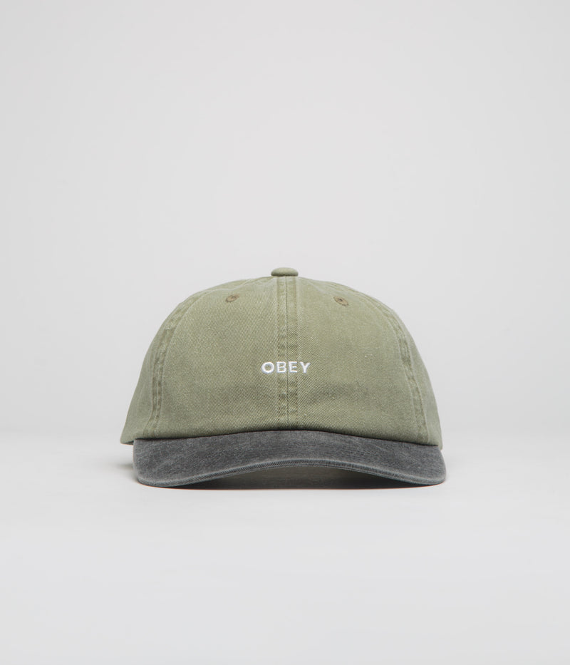Obey Bold Cap in Pigment Khaki Multi