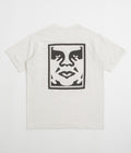 Obey Bold Icon Face T-Shirt in Pigment Chalk