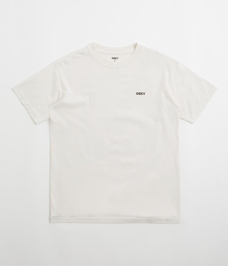 Obey Bold Icon Face T-Shirt in Pigment Chalk