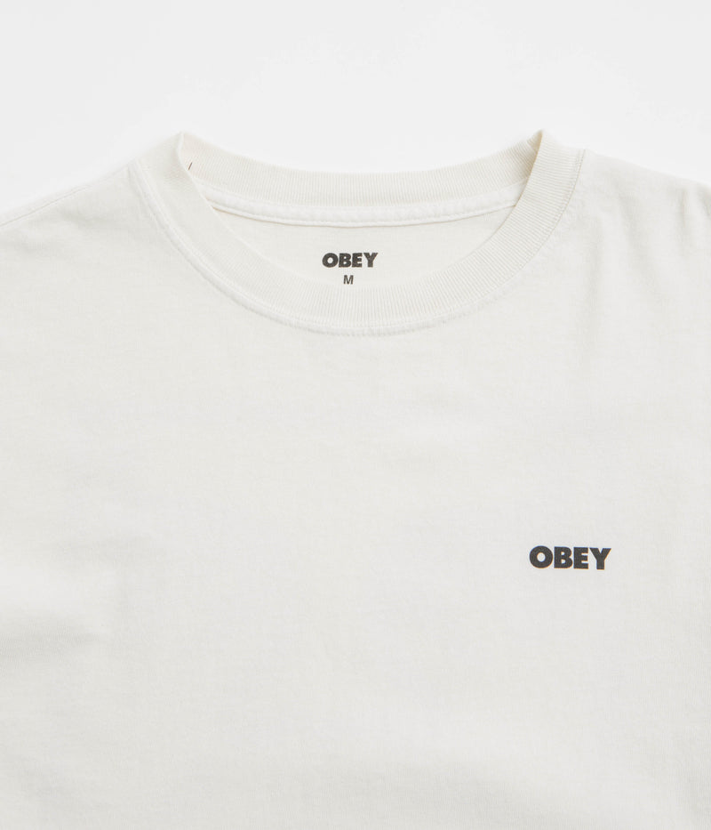 Obey Bold Icon Face T-Shirt in Pigment Chalk