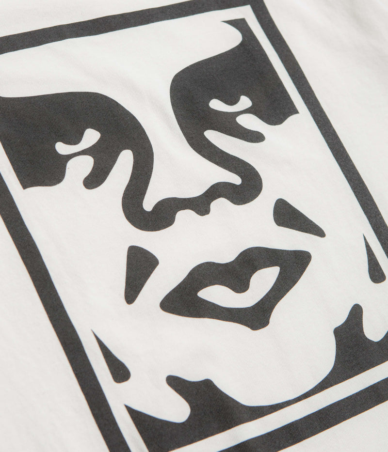 Obey Bold Icon Face T-Shirt in Pigment Chalk