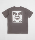 Obey Bold Icon Face T-Shirt in Pigment Dusty Black