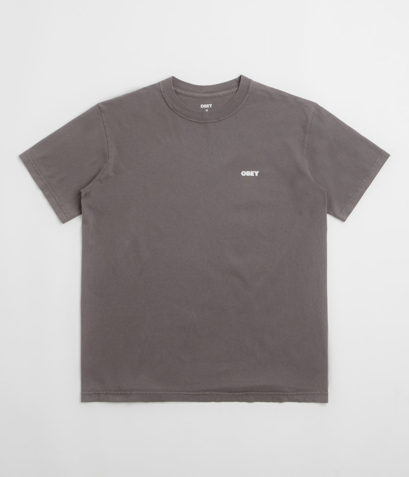 Obey Bold Icon Face T-Shirt in Pigment Dusty Black