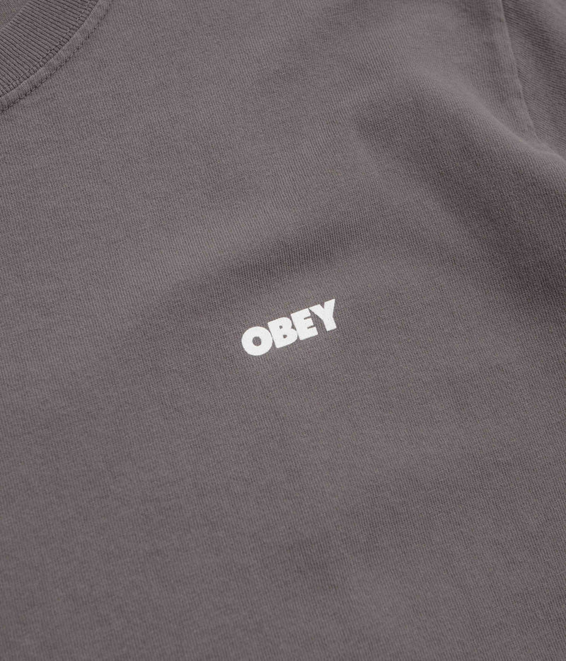 Obey Bold Icon Face T-Shirt in Pigment Dusty Black