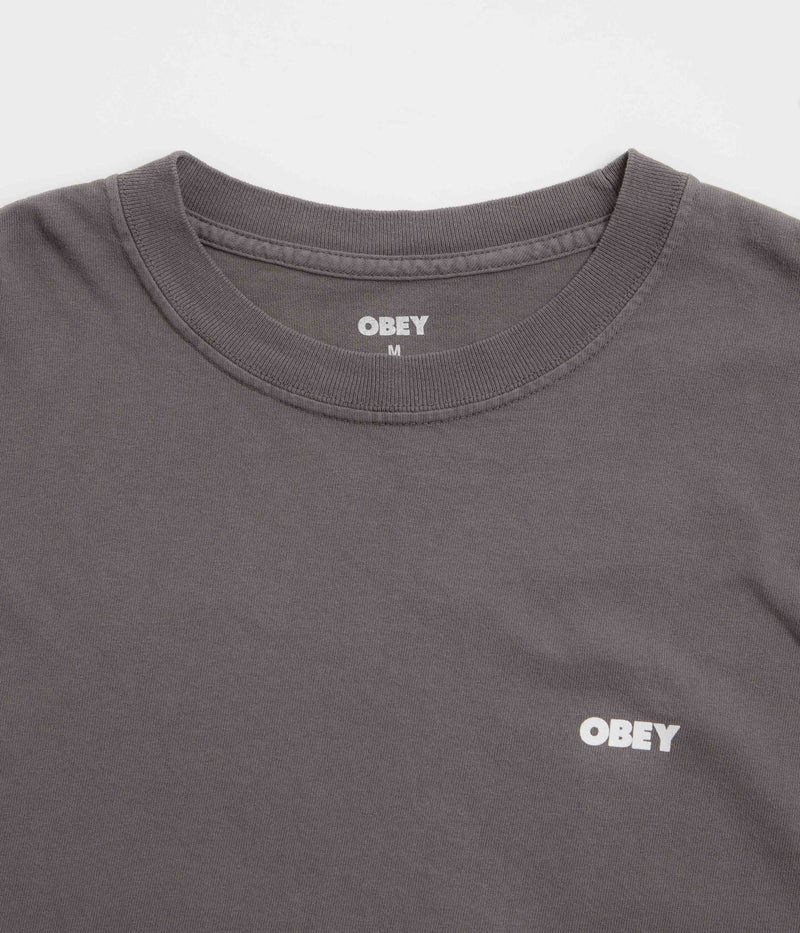 Obey Bold Icon Face T-Shirt in Pigment Dusty Black