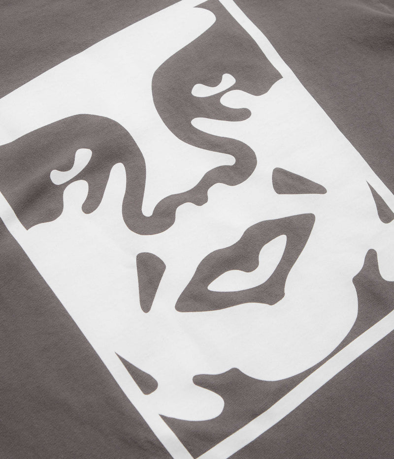 Obey Bold Icon Face T-Shirt in Pigment Dusty Black