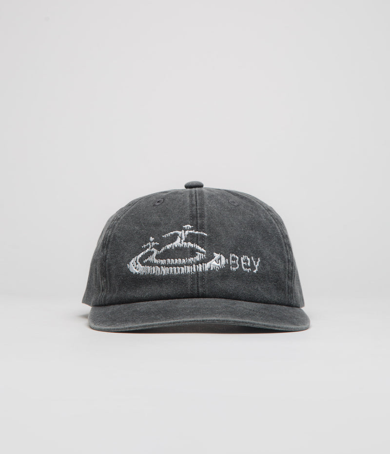 Obey Corp Cap in Pigment Black