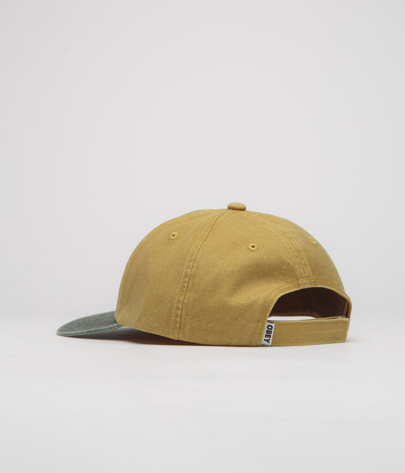 Obey Corp Cap in Pigment Mustard Multi