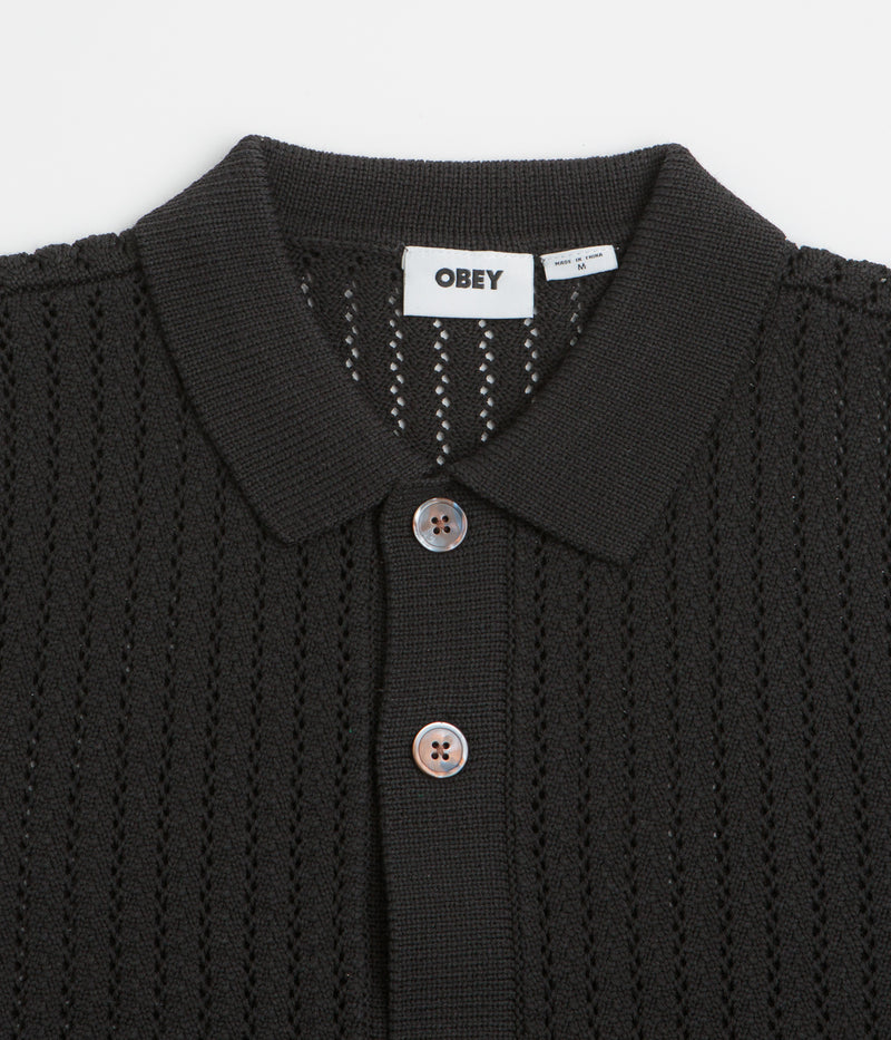 Obey Dez Sweater Short Sleeve Shirt in Digital Back
