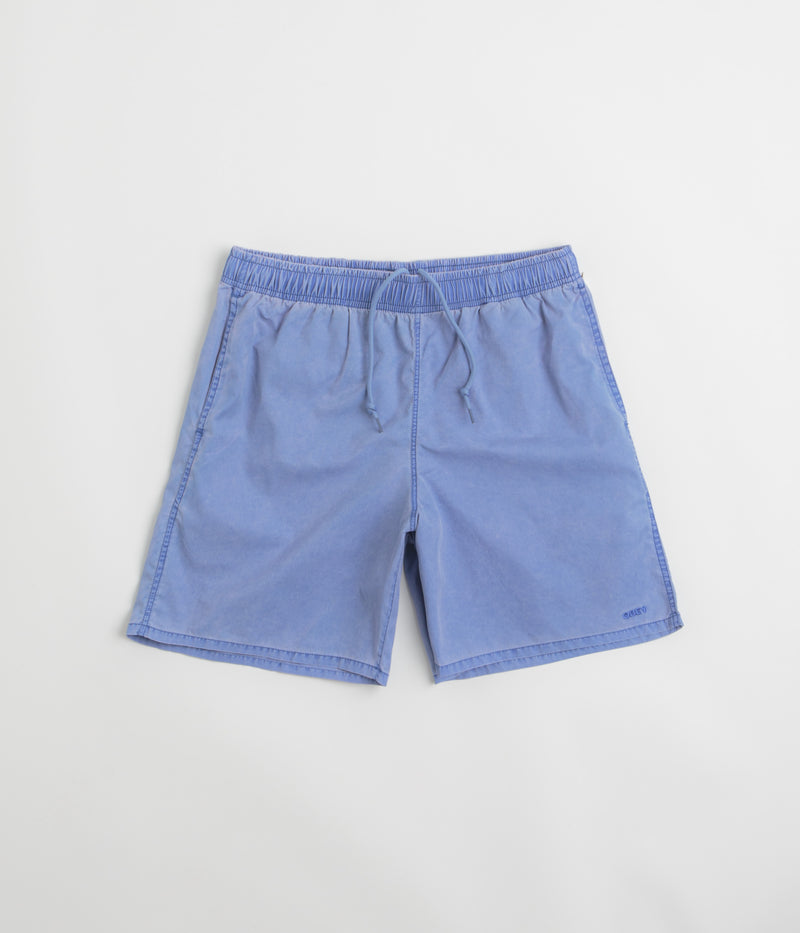 Obey Easy Pigment Cotton Nylon Shorts in Pigment Dazzling Blue