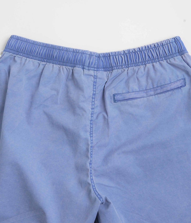 Obey Easy Pigment Cotton Nylon Shorts in Pigment Dazzling Blue