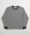 Obey Established Works Eyes Stripe Long Sleeve T-Shirt in Black Multi
