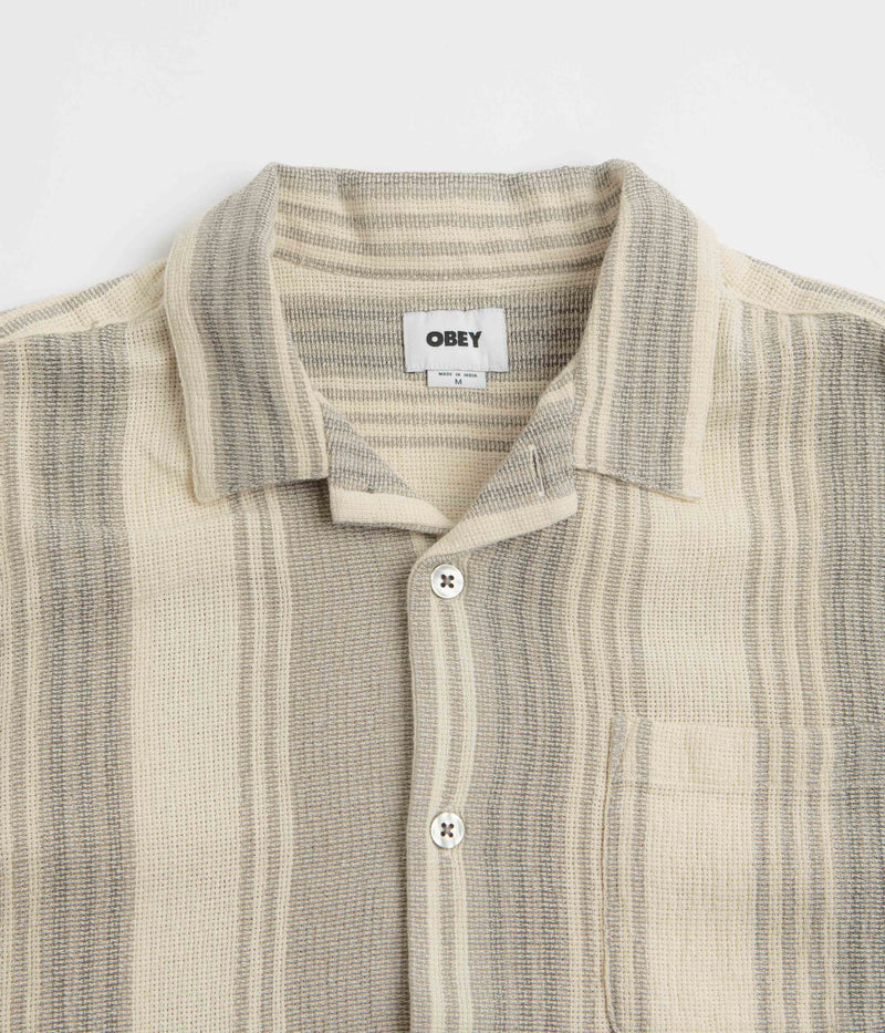 Obey Frazer Short Sleeve Shirt in Birch Multi