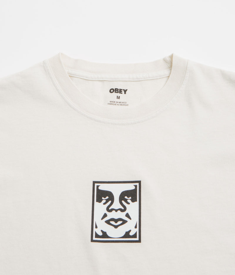 Obey Icon Face T-Shirt in Pigment Chalk