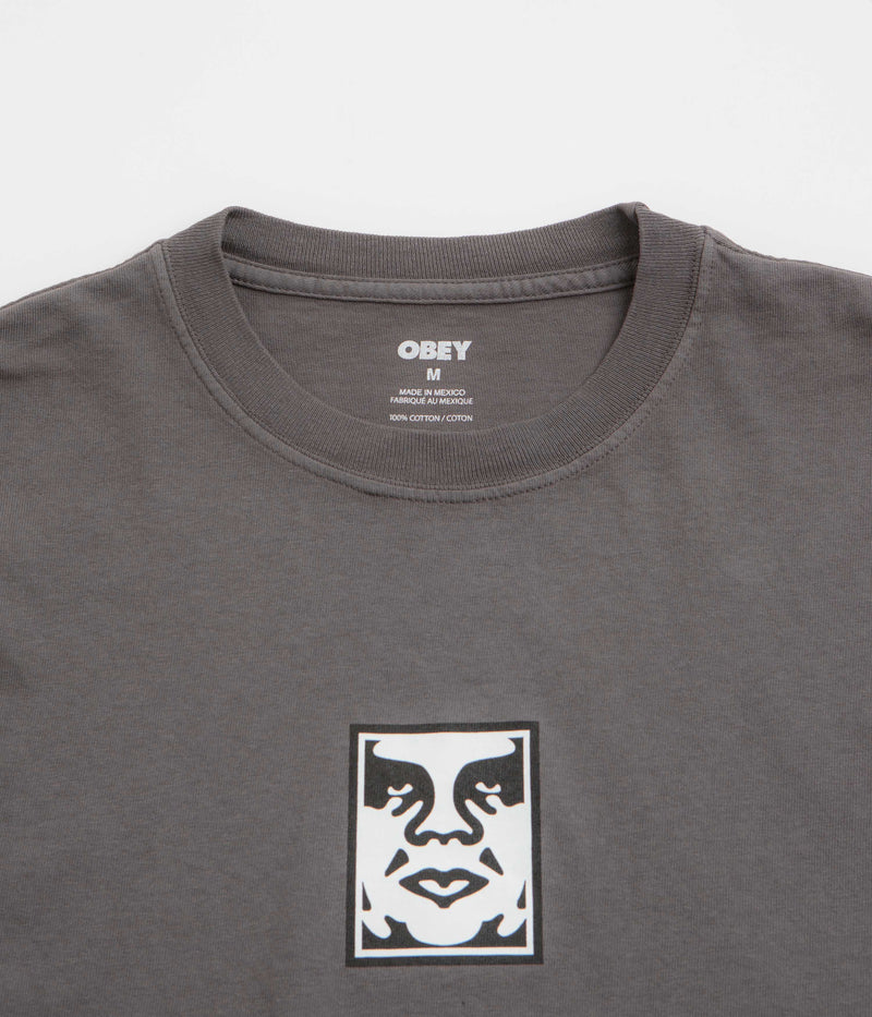 Obey Icon Face T-Shirt in Pigment Dusty Black