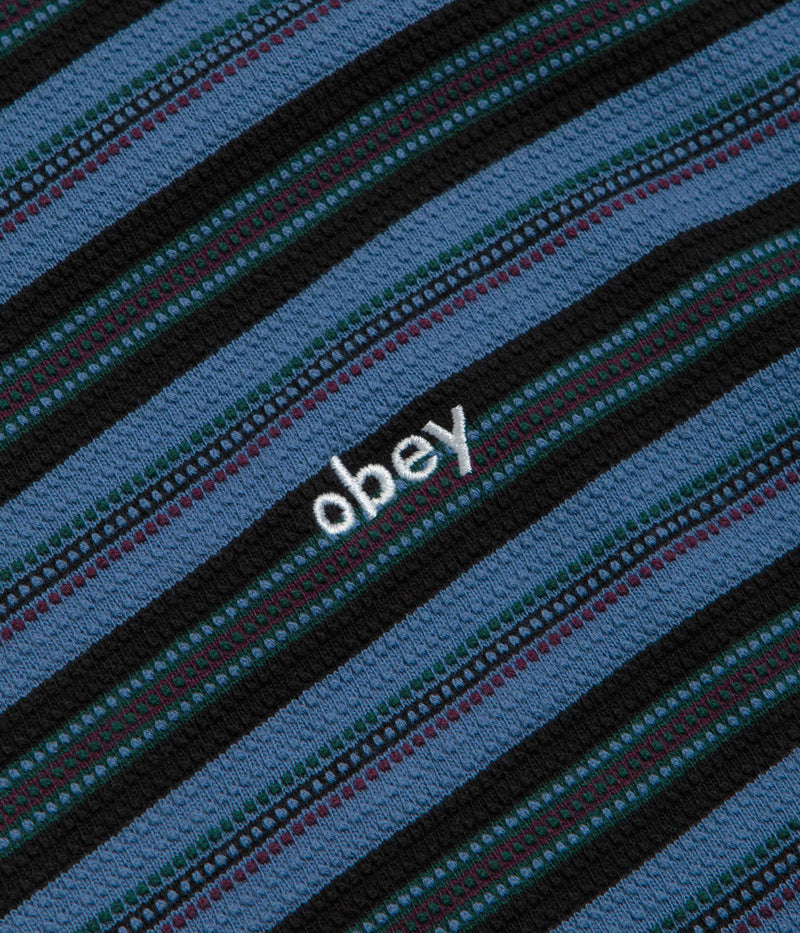 Obey Kenny Relaxed T-Shirt in Coronet Blue Multi