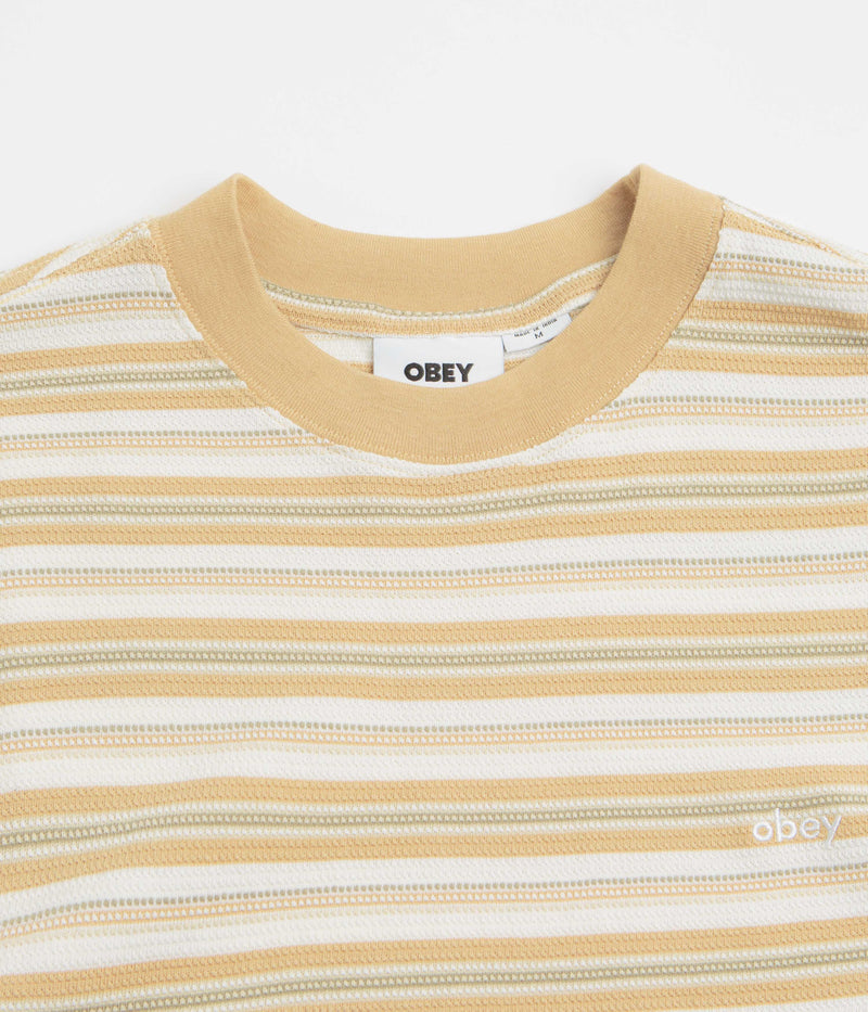 Obey Kenny Relaxed T-Shirt in Unbleached Multi