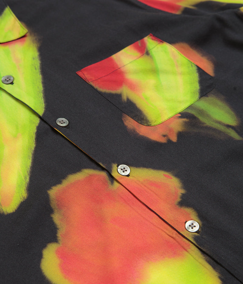 Obey Kinney Short Sleeve Shirt in Black Multi