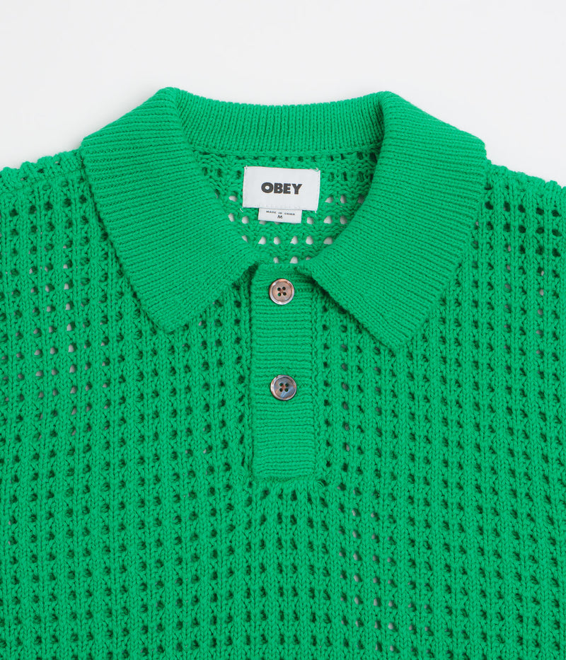 Obey Kody Polo Shirt in Green