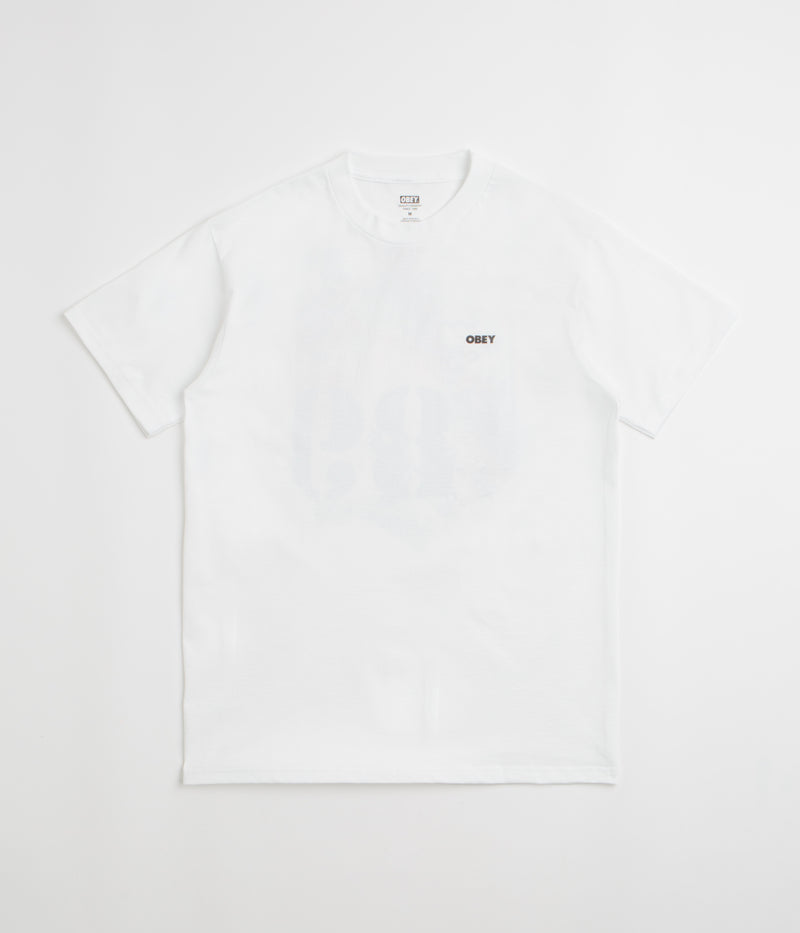 Obey Lisbon Icon T-Shirt in White