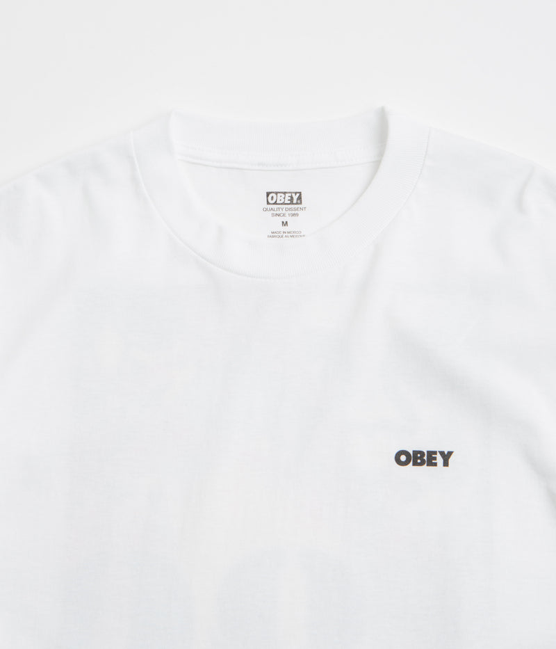 Obey Lisbon Icon T-Shirt in White