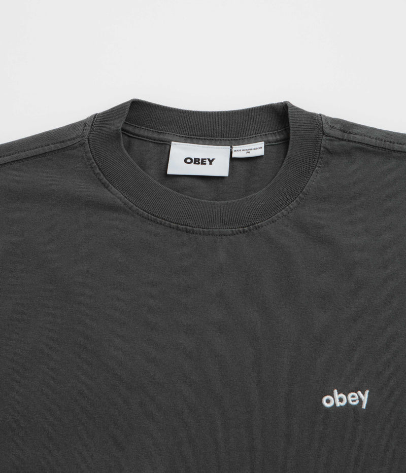 Obey Lowercase T-Shirt in Pigment Pirate Black