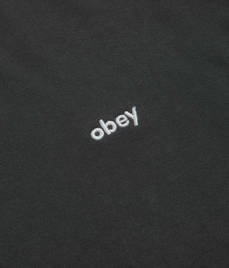 Obey Lowercase T-Shirt in Pigment Pirate Black